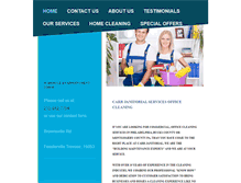 Tablet Screenshot of carrjanitorialservices.com